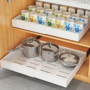 Kitchen Base Cabinet Organization