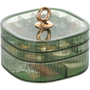 3-Layer Acrylic Jewelry Organizer Box