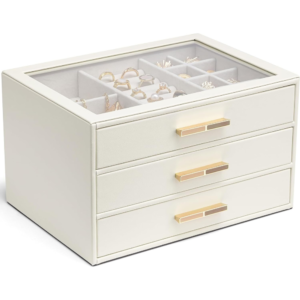 White Jewelry Organizer Box