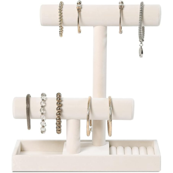 Multi-Functional 2 Tier Jewelry Holder