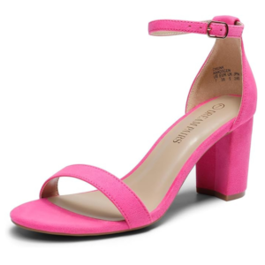 Chunk Low Heel Pump Sandals